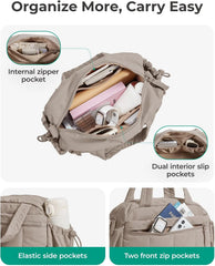 BAGSMART Duffle Bag for Travel, Gym Bag for Women, Weekender Carry on