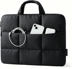 BAGSMART Laptop Sleeve 15.6 Inch Puffer Slim Protective Case for Women