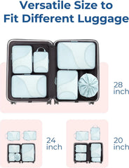 Bagsmart Compression Packing Cubes, Travel Bag Cruise Ship Essentials
