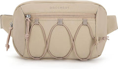 BAGSMART Fanny Packs for Women, Running Workout Traveling Hiking, Camel