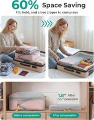 BAGSMART Compression Packing Cubes for Travel Essentials