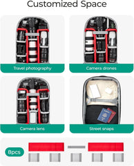 BAGSMART Camera Bag for DSLRs Professional Large Camera Backpacks