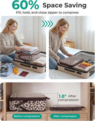 BAGSMART Compression Packing Cubes for Travel Essentials
