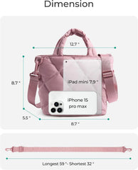 BAGSMART Crossbody Bags for Women, Lightweight Purses for Women, Quilted Puffer Tote Handbags for Daily Use,Shop,Travel
