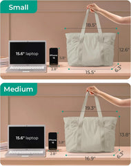BAGSMART Gym Tote Bag for Women, 24L/28L Travel Tote Yoga Mat Bag