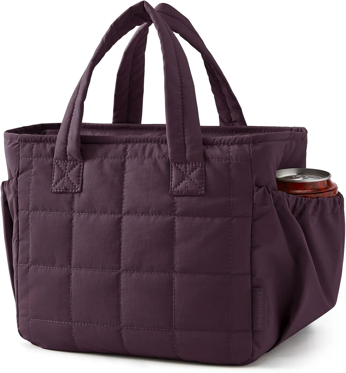 BAGSMART Lunch Bag Men's Small Cool Quilted Insulated Leakproof Lightweight