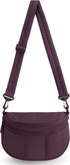BAGSMART Crossbody Bags for Women Travel Purse, Puffer Bum Bag Handbag Wallets, Crossbody Fanny Packs for Travel & Work
