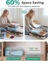 BAGSMART Compression Packing Cubes for Travel Essentials