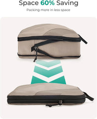 BAGSMART Compression Packing Cubes for Travel