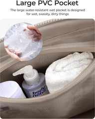 BAGSMART Duffle Bag for Travel, Gym Bag for Women, Weekender Carry on