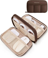 BAGSMART Electronics Organizer for Cords Chargers Phones, Coffee